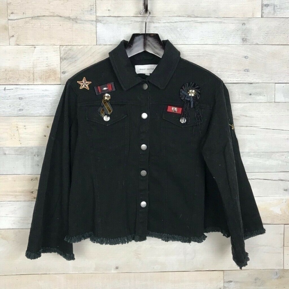 Anthropologie Guest Editor Military Jacket Small